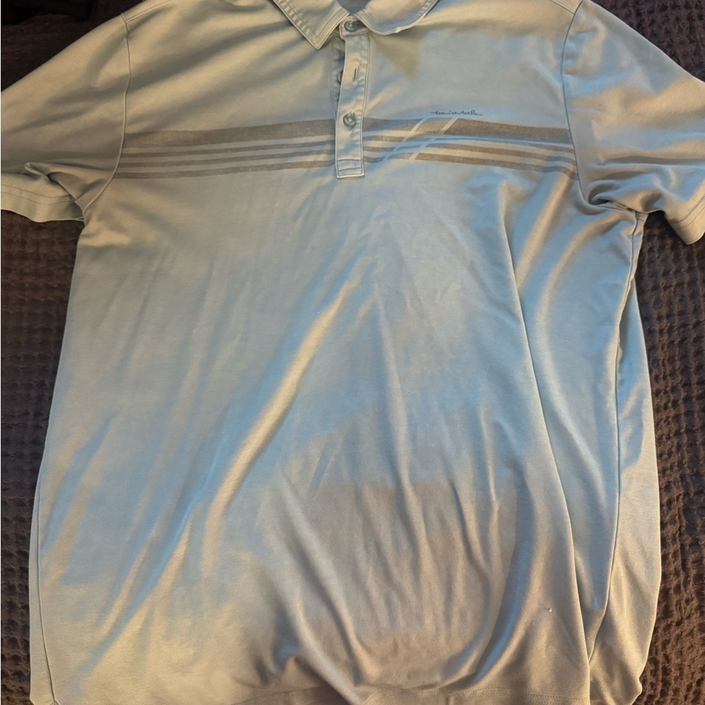 Men's Light Blue Travis Matthew Polo Shirt